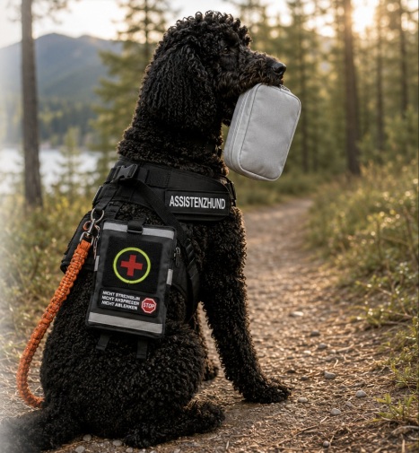 Assistenzhund mit Catulus Med System